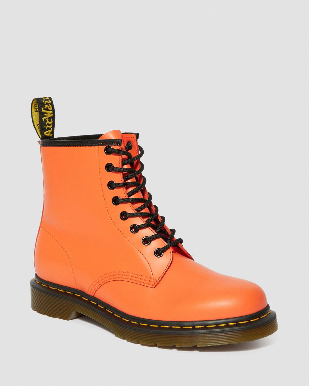 Dr Martens 1460 Smooth Kožené Šnurovacie Topánky Damske ( Oranžové ) SK 403-IZPFHX